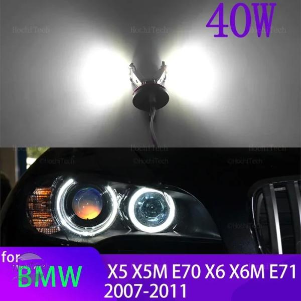 並行輸入品 e70 x5m x6m e71 BMW ヘッドライト カスタムパーツ アクセサリー e72 led カー エンジェルアイマー バルブ ランプ 40w