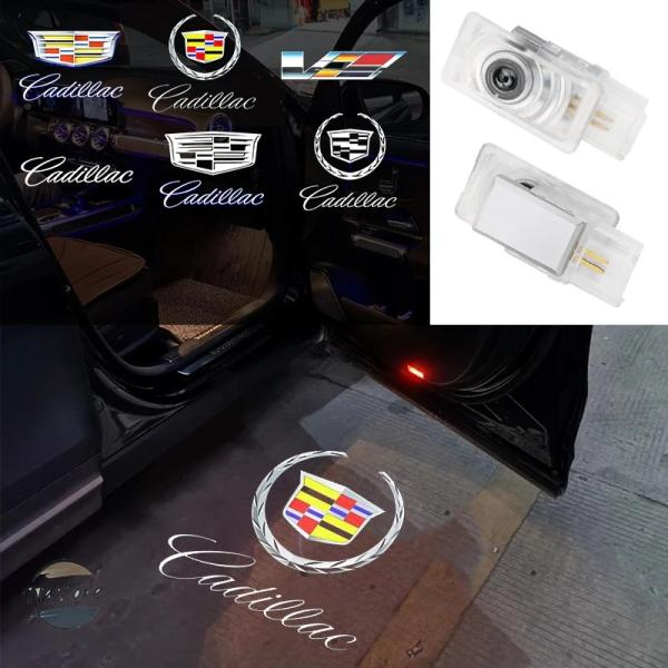 並行輸入品 ct5 ct6 xt4 xt5 カスタムパーツ アクセサリー キャデラック xt6 ats srx xts cts 個入 車用 ドアウェルカム ライ