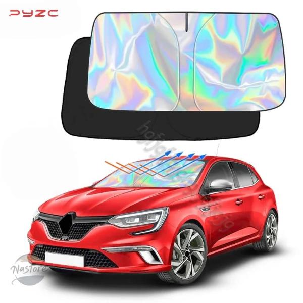 並行輸入品 カスタムパーツ アクセサリー ルノー メガーヌ インテリア 車用 フロント ウィンドウ サンシェード カスタムフロントガラスサンバイザー