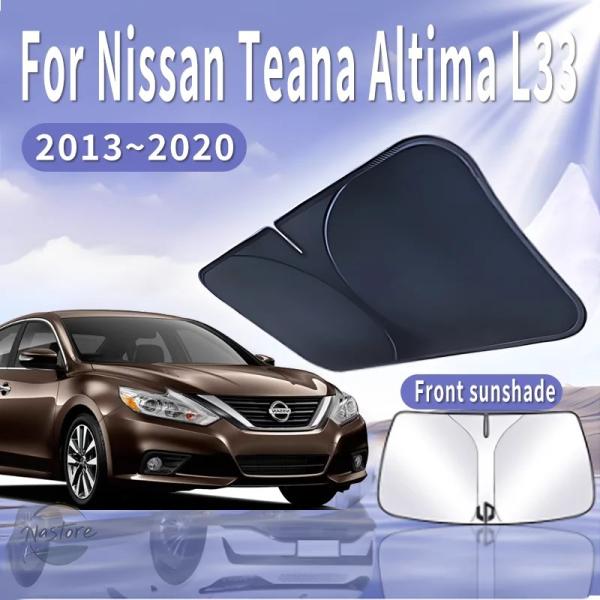 並行輸入品 l33 日産 カスタムパーツ アクセサリー ティアナ アルティマ モデル 用折 カー サンバイザー フロントガラス サンシェード 断熱 夏用