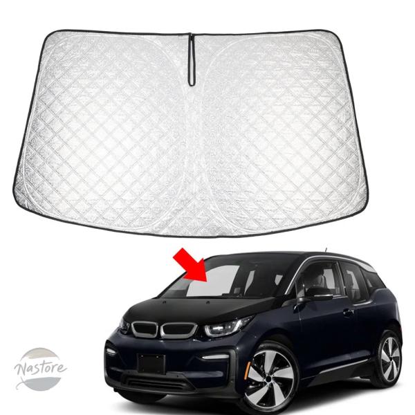 並行輸入品 i3 BMW プロテクター カスタムパーツ アクセサリー カバー カー ウィンドウ サンシェード フロントガラスバイザー