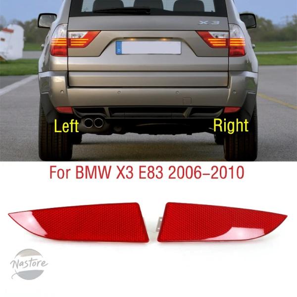 並行輸入品 BMW X3 E83  2006 - 09 2010用リアバンパーブレーキライトシェルテール ウィンカーリフレクターフォグランプカバー