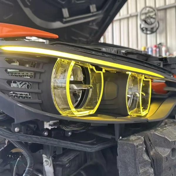 並行輸入品 BMW 14-26 F80 M3 F82 M4 F83 M4 F32 F33 F36 PRE LCI エンジェルアイ専用イエロー DRL  LED 