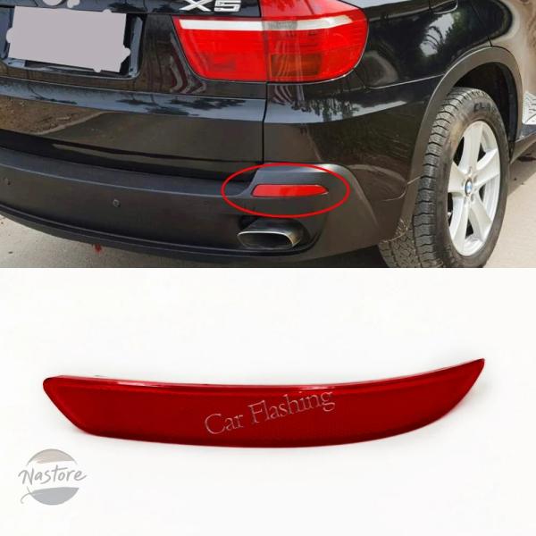 並行輸入品 BMW X5 E70 LCI用 左/右リアバンパーリフレクター フォグランプ ブレーキランプ テールランプ ストップランプカバー 632171589