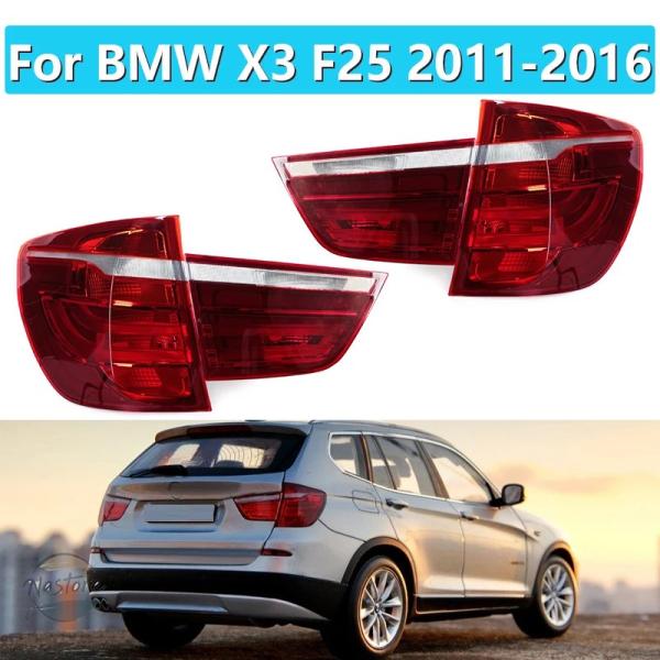 並行輸入品 BMW X3 F25 2011-2016用リアテールライト外側テールストップブレーキライトカーアクセサリー パーツリア ウィンカーフォグランプ