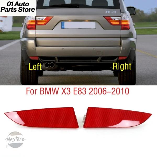 並行輸入品 BMW X3 E83  2006 - 09 2010用リアバンパーブレーキライトシェルテール ウィンカーリフレクターフォグランプカバー