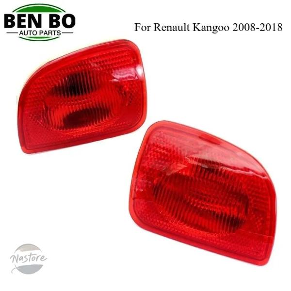 並行輸入品 8200419906 8200419908 ルノー カングー 2008-2018 用 左/右/1ペア リアバンパーライト リフレクター ブレーキ フ
