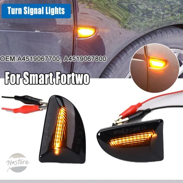 並行輸入品 w451 a451 c451 フォーツー ウインカー カスタムパーツ アクセサリー スマートフォーツー クーペ カブリオ led ダイナミック ブリ
