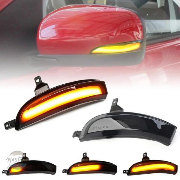 並行輸入品 サイドミラー カスタムパーツ アクセサリー ルノー コレオス led ランプ サイド リアビュー ダイナミックターンシグナル ライト