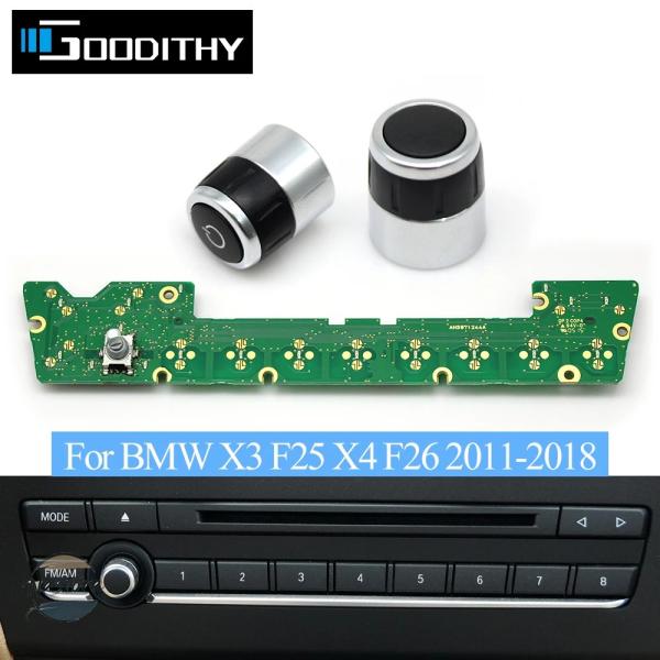並行輸入品 f25 f26 x3 x4 BMW カバー カスタムパーツ アクセサリー カー ラジオオーディオボリュームロータリー スイッチ ボタンノブ キャップ