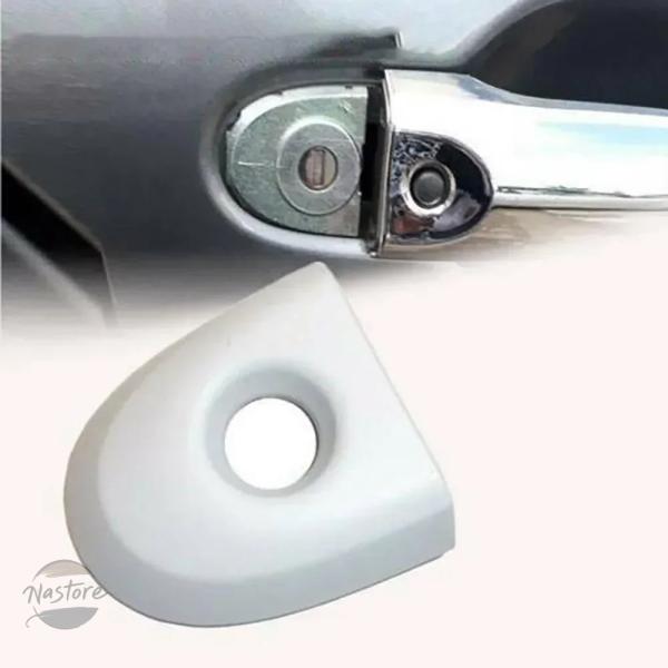 並行輸入品 kk0d k13 日産 カバー カスタムパーツ アクセサリー 1pc フロント ドア ハンドル キー ロック キャップ トリム ジューク マイクラ