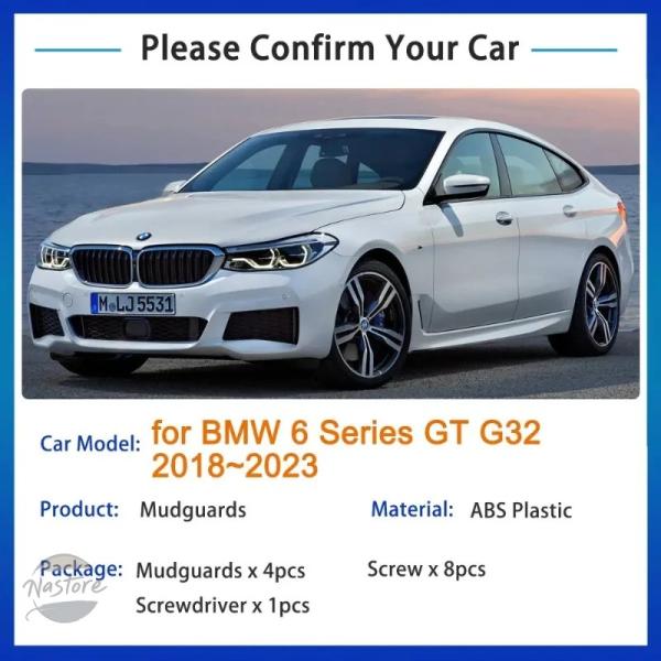 並行輸入品 g32 BMW マッドガード  パーツ アクセサリー フェンダー シリーズ グランツーリスモ フレア マッドフラップ ガード スプラッシュ リア セ