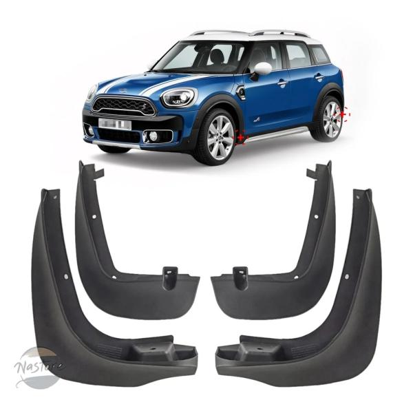 並行輸入品 f60 マッドガード パーツ アクセサリー mini countryman マッドフラップ スプラッシュ ガード cooper セット