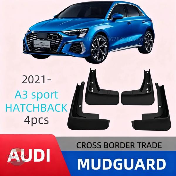並行輸入品 a3 アウディ フェンダー  パーツ アクセサリー スポーツハッチバック ツー ボックス スポーツ バージョン タイル マッドフラップ