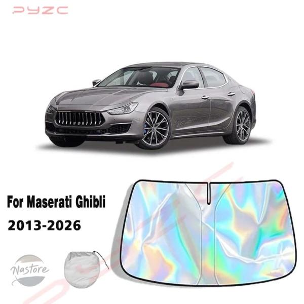 並行輸入品 カバー  パーツ アクセサリー マセラティ ギブリ 車用 フロントガラス サンシェード フロント ウィンドウ バイザー 車内紫外線