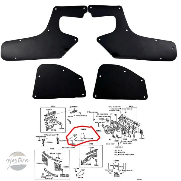 並行輸入品 lc95 トヨタ フェンダー パーツ アクセサリー ガード ランドクルーザー プラド ハンドル 車用 フロントマッドフラップ スプラッシュ ラバー ライナ