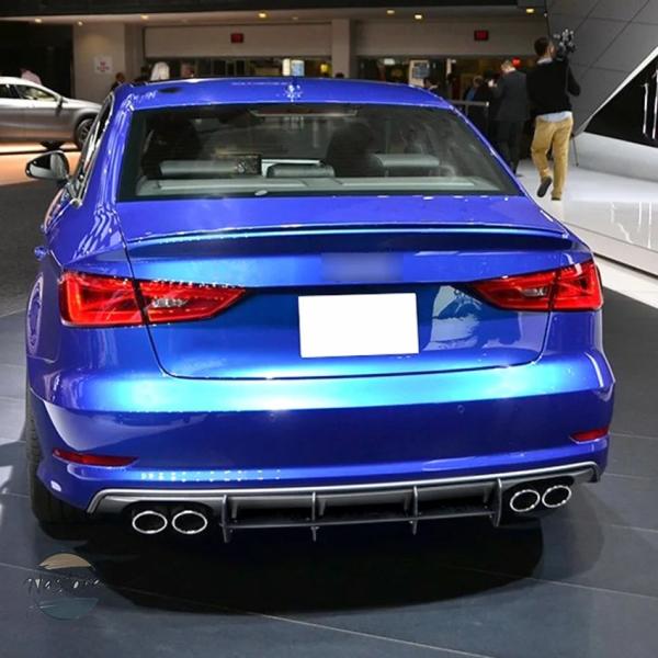 並行輸入品 s3 アウディ プロテクター  パーツ アクセサリー スポイラー ガード セダン リア バンパー ディフューザー リップ スプリッター 装飾