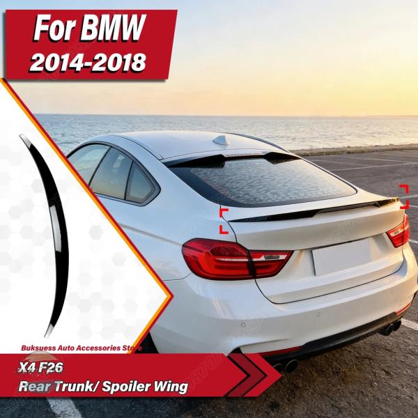 並行輸入品 f26 x4 BMW スポイラー カスタムパーツ アクセサリー リア トランク ウィング カー スプリッターボディデコレーション キット