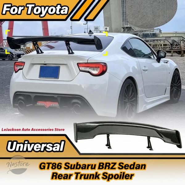 並行輸入品 gt86 トヨタ スポイラー カスタムパーツ アクセサリー スバル brz セダン リア トランク ウィング カー スプリッター abs ボディ キ