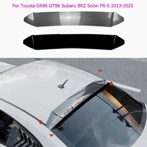 並行輸入品 gr86 gt86 トヨタ スポイラー カスタムパーツ アクセサリー スバル brz サイオン クーペ ドア リア ルーフ ウィング リップ