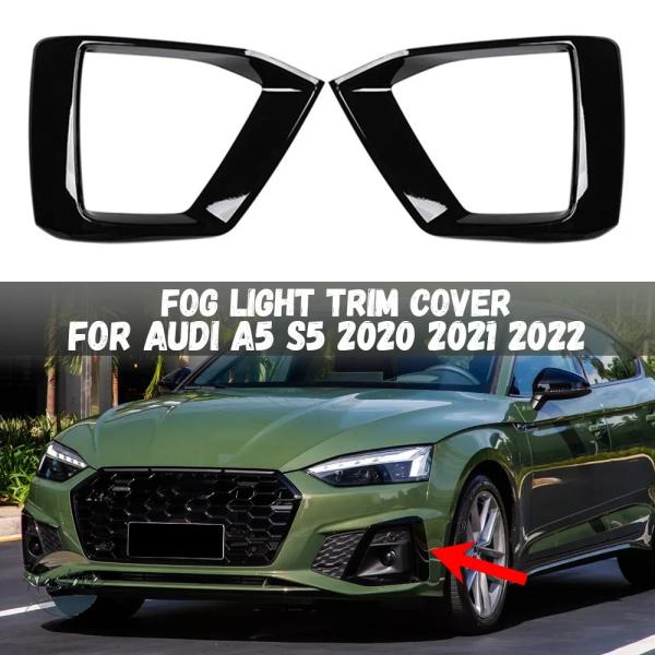 並行輸入品 a5 s5 アウディ ステッカー カスタムパーツ アクセサリー カバー 車用 フロント フォグ ライト トリム ランプ フレーム 装飾