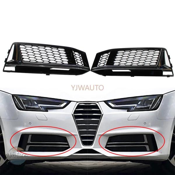 並行輸入品 s4 a4 b9 アウディ カバー カスタムパーツ アクセサリー フォグ ランプ 車用 ベントベース フロントバンパー ドライビング ライト サポー