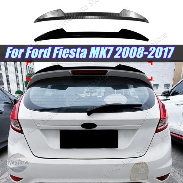 並行輸入品 mk7 スポイラー カスタムパーツ アクセサリー フォード フィエスタ リア ルーフ テール ウィング トリム トランクリップ スプリッター スタイ