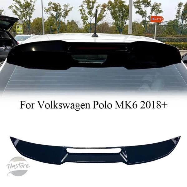 並行輸入品 mk6 ポロ フォルクスワーゲン スポイラー カスタムパーツ アクセサリー gti スタイル カー リア ルーフ リップ ウィング パーツ ボディキ