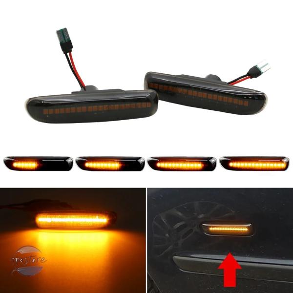 並行輸入品 e46 BMW ウインカー カスタムパーツ アクセサリー シリーズ リムジン クーペ コンパクト カブリオレ led ダイナミック サイド マー カ