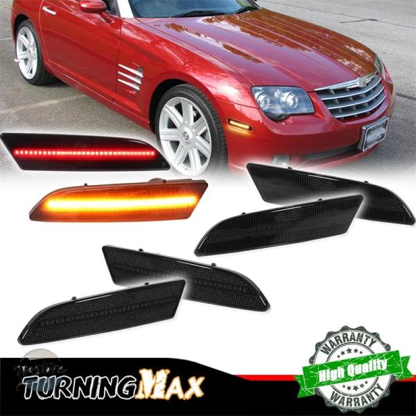 並行輸入品 カスタムパーツ アクセサリー クライスラー クロスファイア led フロント リア バンパー サイド マー カー インジケーター ライト ターンシグ