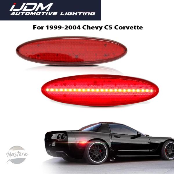 並行輸入品 z06 c5 コルベット シボレー フェンダー カスタムパーツ アクセサリー クーペ コン バー チブル 12v led サイド マー カー ライト