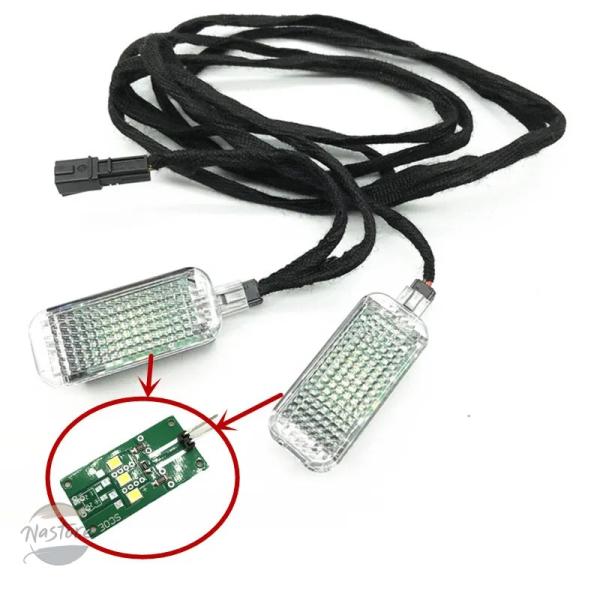 並行輸入品 a4 b9 q2 q3 アウディ カスタムパーツ アクセサリー 車内 リア テールゲート led トランク ライト smd ランプ ケーブル 配線 