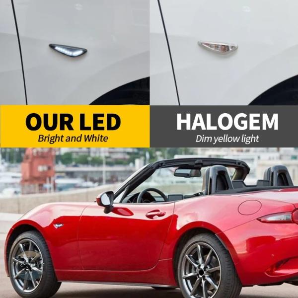 並行輸入品 mx-5 rx-8 日産 カスタムパーツ アクセサリー マツダ ラフェスタ ハイウェイスター 以降用 ターンシグナル ランプ セット canbus
