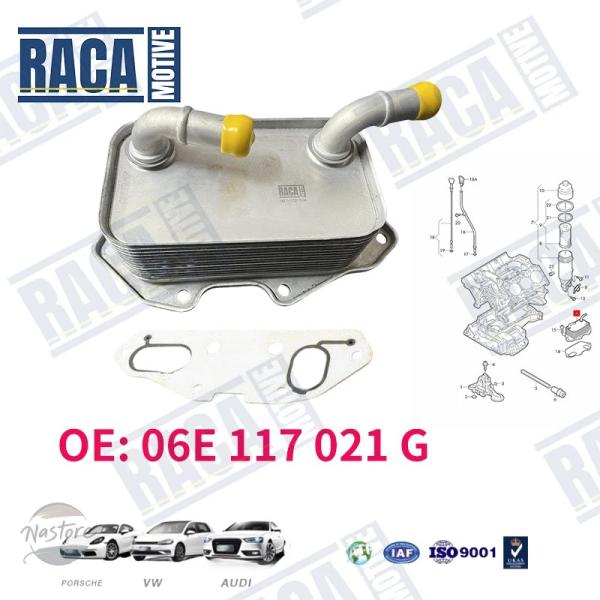 並行輸入品 sq5 a6 a7 a8 アウディ カスタムパーツ アクセサリー トゥアレグ エンジン オイルクーラー ガスケット 06e117021g 06e11