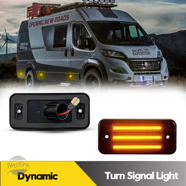 並行輸入品 チェロキー ジープ ブリンカー カスタムパーツ アクセサリー フィアット デュカト led ダイナミック サイド マー カー ライト プジョー ボク