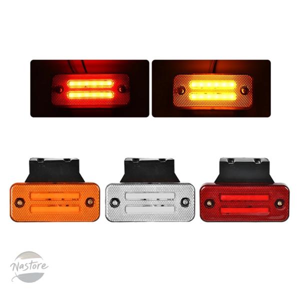 並行輸入品 カスタムパーツ アクセサリー 個入 led トレーラー リア ランス ライト 12v 24v トラック ストロボ ブラケット キャラバン サイド ポジションシグナ