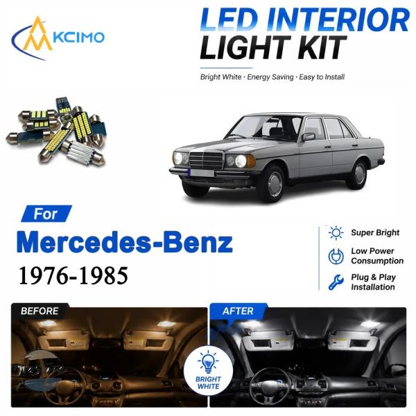 並行輸入品 w123 eクラス ベンツ カスタムパーツ アクセサリー メルセデス クラス 220d 高輝度 led 電球付 車内照明 キット ドームマップ ラン