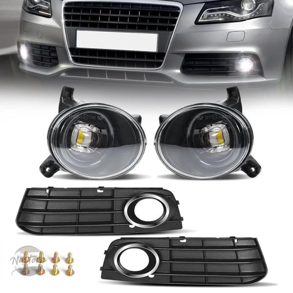 並行輸入品 a4l b8 パサート アウディ カスタムパーツ アクセサリー led フォグ ランプ フォルクスワーゲン フロント アセンブリ 8kd807682