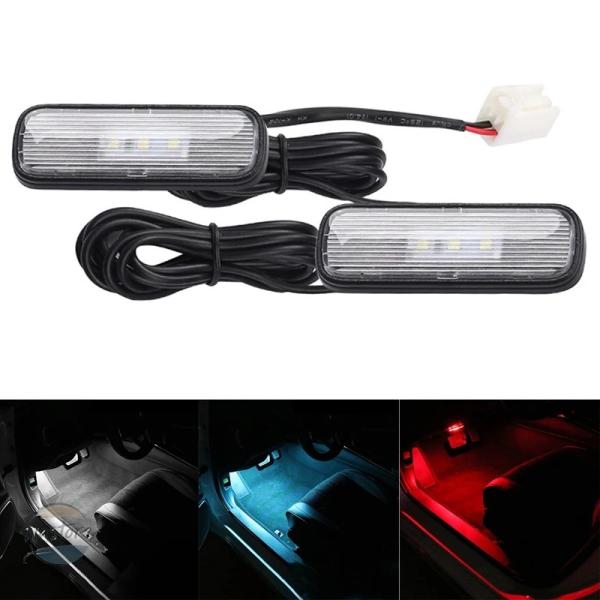 並行輸入品 シビック ホンダ カスタムパーツ アクセサリー 代目 車内 led ライト インテリア ムード 装飾 ランプ アンビエント フット セット