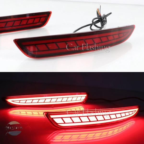 並行輸入品 アクセラ マツダ ウィンカー カスタムパーツ アクセサリー ブレーキ リア フォグ ランプ led バンパー ライト ダイナミック リフレクター ペ