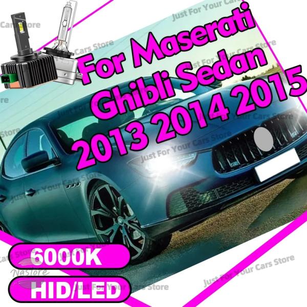 並行輸入品 mk6 d3s ヘッドライト カスタムパーツ アクセサリー マセラティ ギブリ セダン クアトロポルテ hid ランプ led バルブ 6000k 