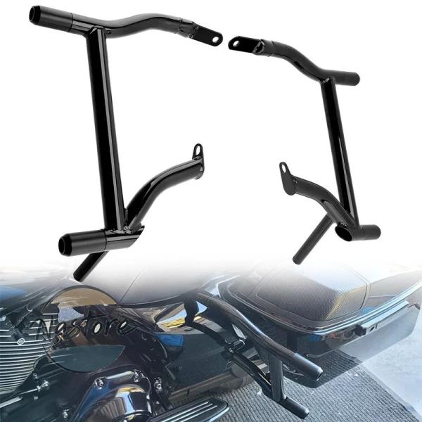 FLHXストリートグライド　リアエクステンションサイドカバー　セット売り 並行輸入品 バイク リア ハーレー クラッシュバー サドルバッグ