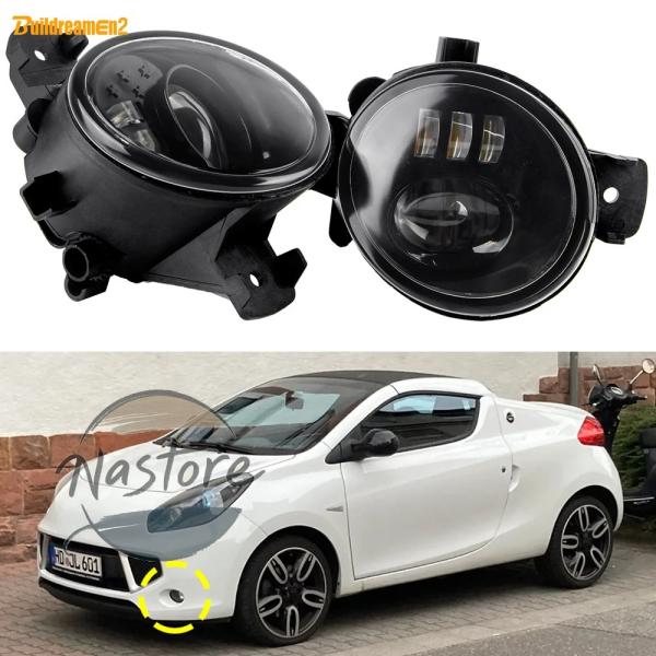 並行輸入品 フォグランプ アクセサリー カスタム 2個 右+左 ledレンズ