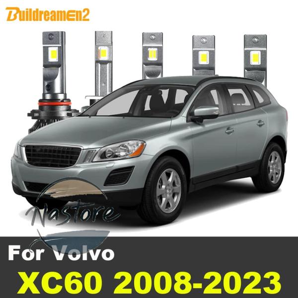 並行輸入品 xc60 ボルボ volvo ヘッドライト フロント ヘッド ライト 2個 100w 20000lm ledライトバルブ 高輝度 i i