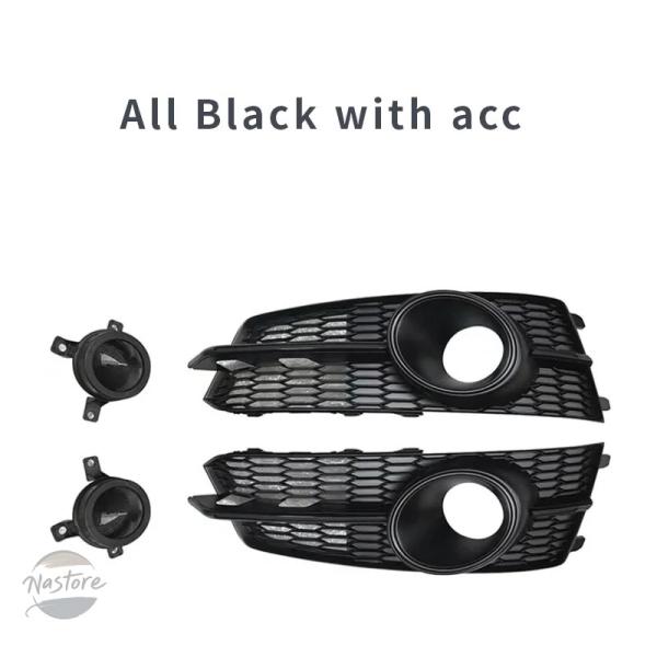 並行輸入品 アウディ audi フロント a6 s6 2016 2017 2018 バンパー フォグランプ グリル カーメッシュ レーシンググリル acc 部品