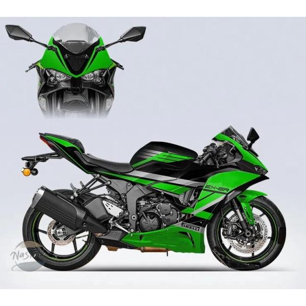 bas全国配送可能 zx-6r 美品 カスタム多数20万相当　 新製品情報】Ninja ZX-6R (24)スポーツコンバートマフラーIKAZUCHI