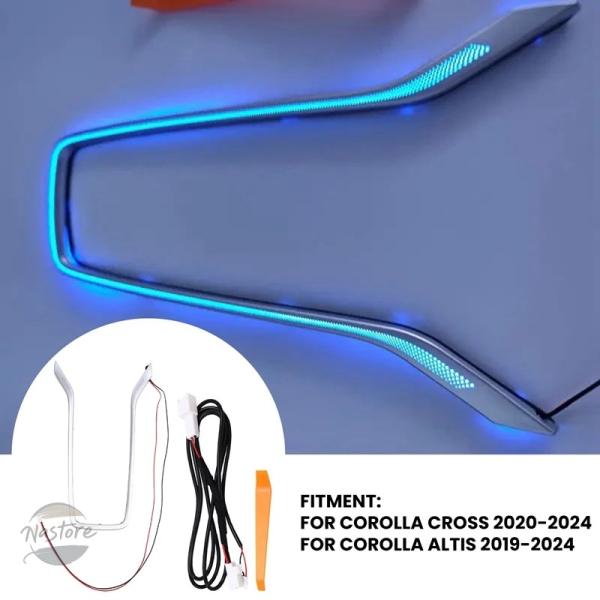並行輸入品 トヨタ カローラ led車内アンビエントライト カップホルダー 装飾ライト カスタムパーツ 部品 アクセサリー