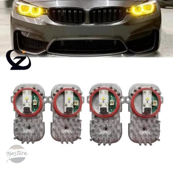 並行輸入品 BMW x5 ヘッドライト イエローエンジェルアイズ drl led カスタムパーツ 部品 アクセサリー