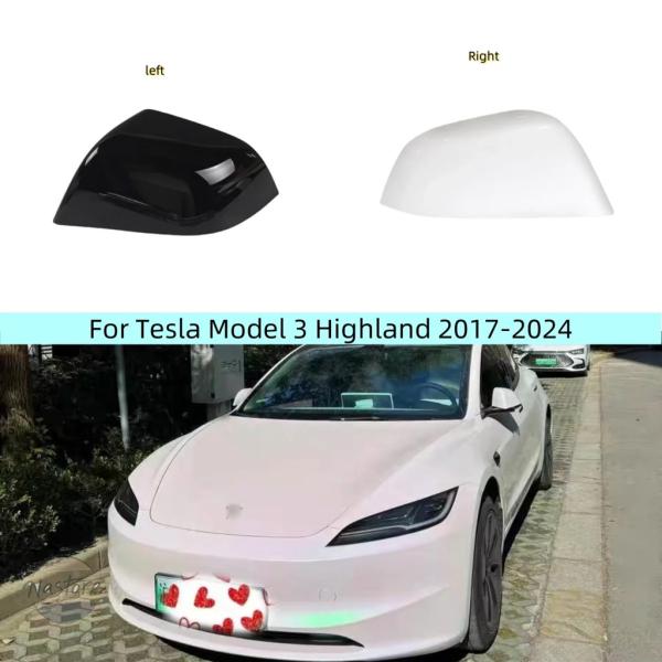 並行輸入品 テスラ カバー ミラー teslaモデル 3 ハイランド 2017-2024
