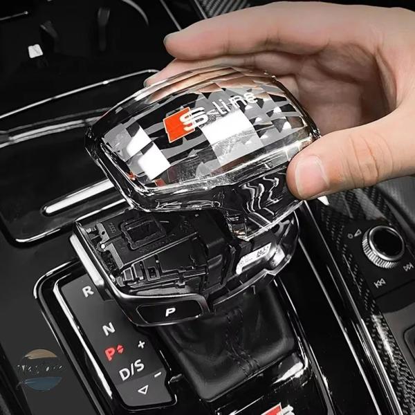並行輸入品 アウディ audi ヘッド ハンドル クリスタル ギア シフト レバー a6 c8 a6l rs7 a7 q8 s8 sq8 q7 rs6 a8l 